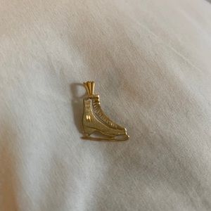 Figure Skate Pendant Charm